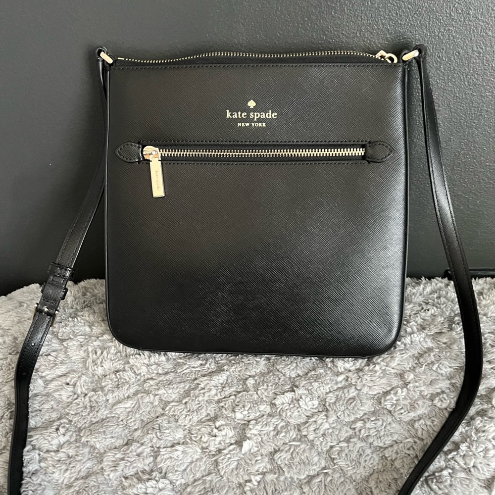 Kate Spade Black Crossbody Bag with Adjustable Strap